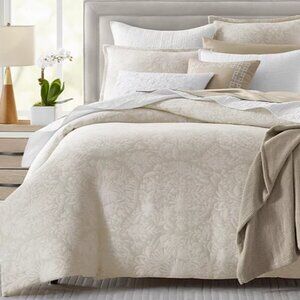 Sky Jardin Silhouette Duvet Cover & Shams KING Beige